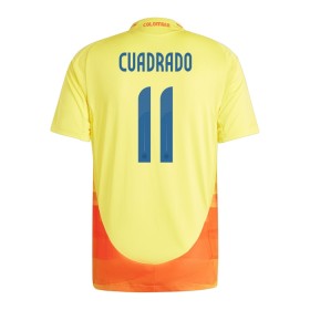 Kolumbie Juan Cuadrado 11 Domácí 2024 - Fotbalové Dresy (S/S)